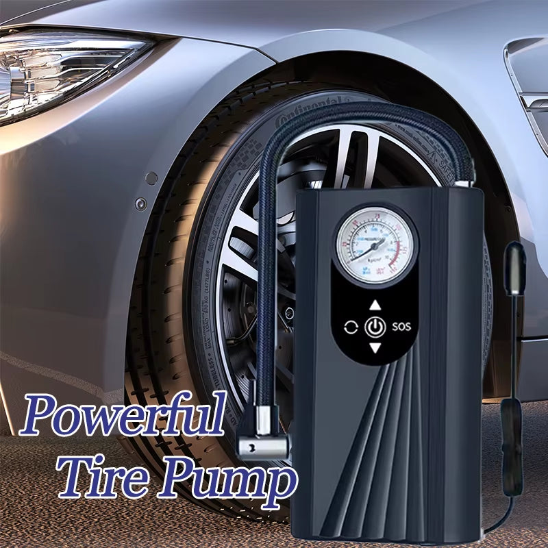Air Compressor Air Pump for Car Portable Tyre Inflator Electric Motorcycle Pump Air Compressor for Car Motorcycles Bicycles ﻿