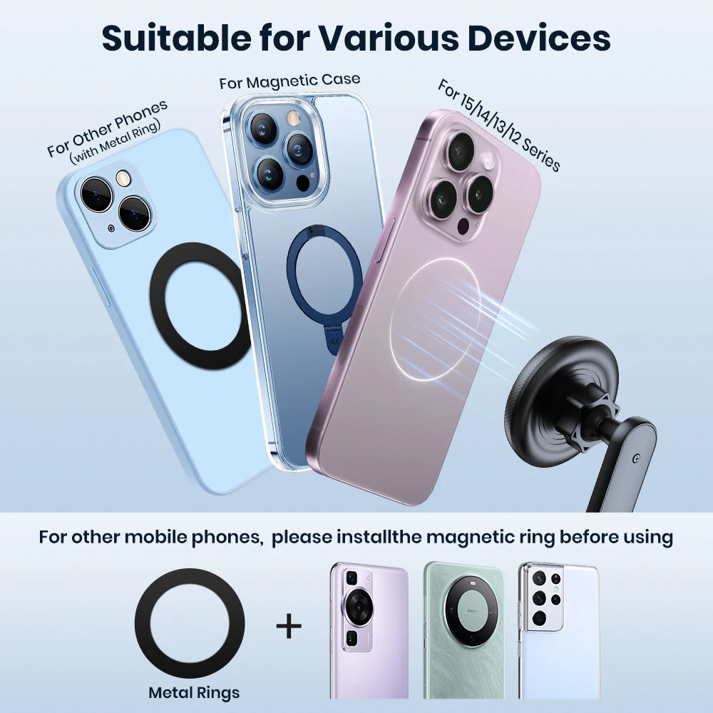 Kitrio™ MagSafe Magnetic Car Phone Holder – Air Vent Mount