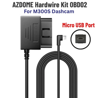 OBD Hardwire Kit for Dash Cams – Type-C / Mini-USB / Micro-USB (24H Parking Monitor, 11.48ft / 3.5m Cable)