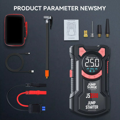 Kitrio SurgePro 5-in-1 Jump Starter + Air Compressor (3000A | 150 PSI)