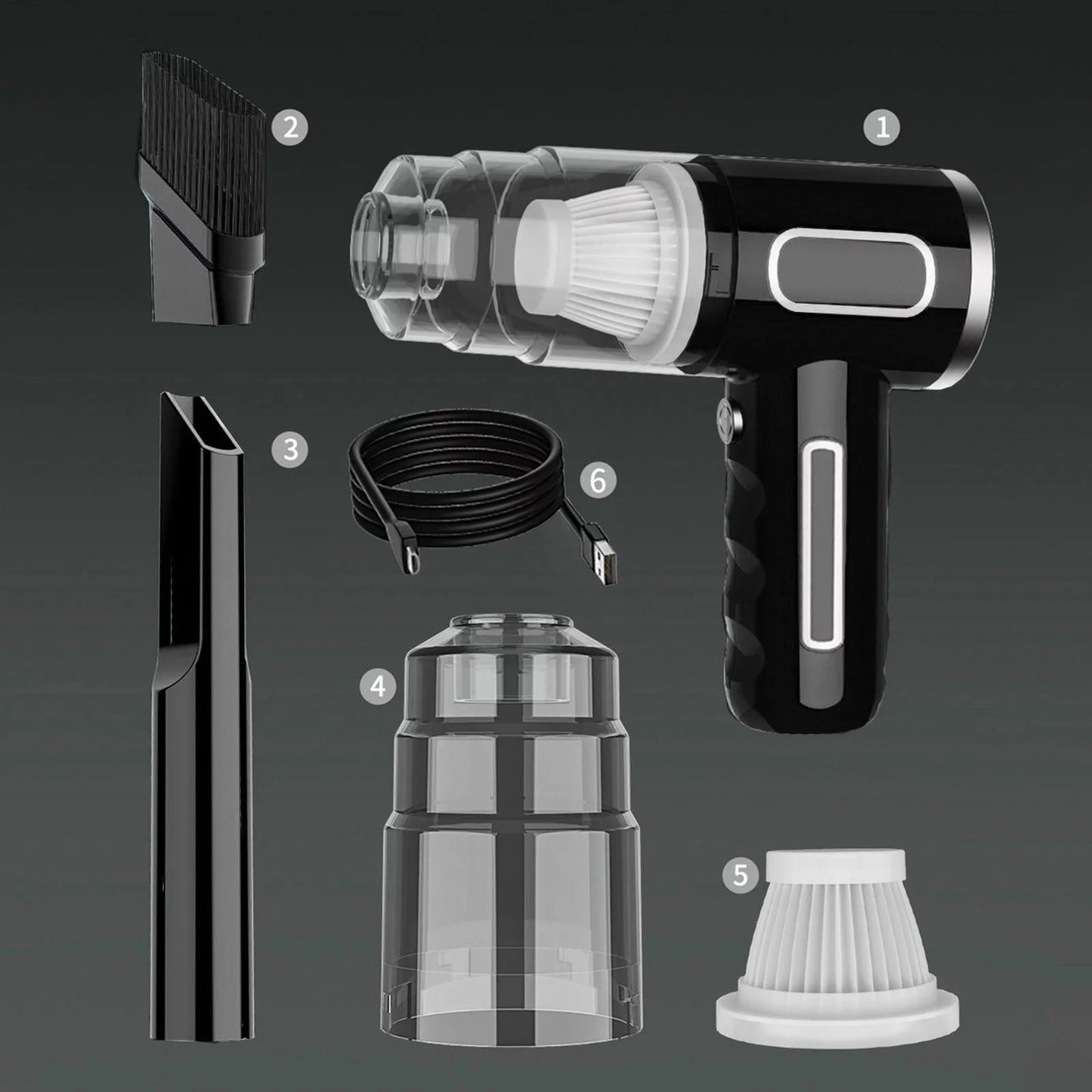 Car Vacuum Cleaner, Super Handheld Portable Car Car Vacuum Cleaner, Home Wireless Mini Blowers