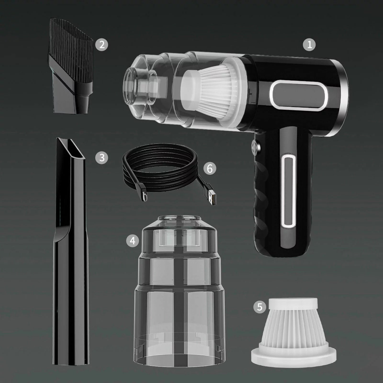 Car Vacuum Cleaner, Super Handheld Portable Car Car Vacuum Cleaner, Home Wireless Mini Blowers