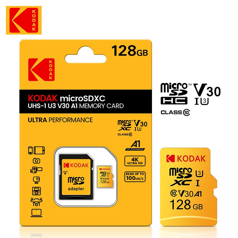 Original Micro SD Card – Class 10 U3 V30 (32GB–256GB) for Dash Cams & Driving Recorders