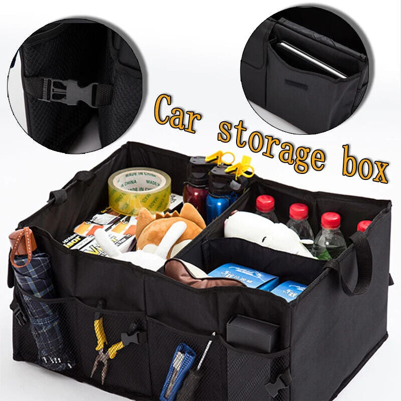 Trunk Cargo Organizer Folding Storage Collapse Bag Bin for Car Truck SUV 40L US