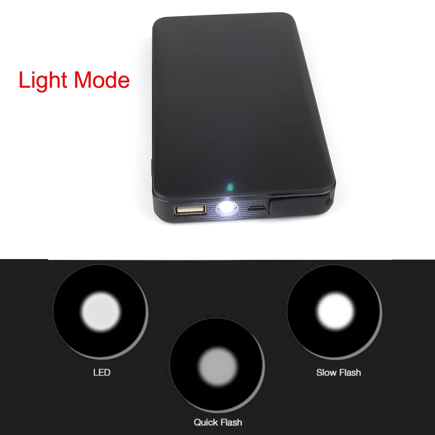 20000Mah Car Jump Starter Booster Jumper Box Portable Power Bank Charger