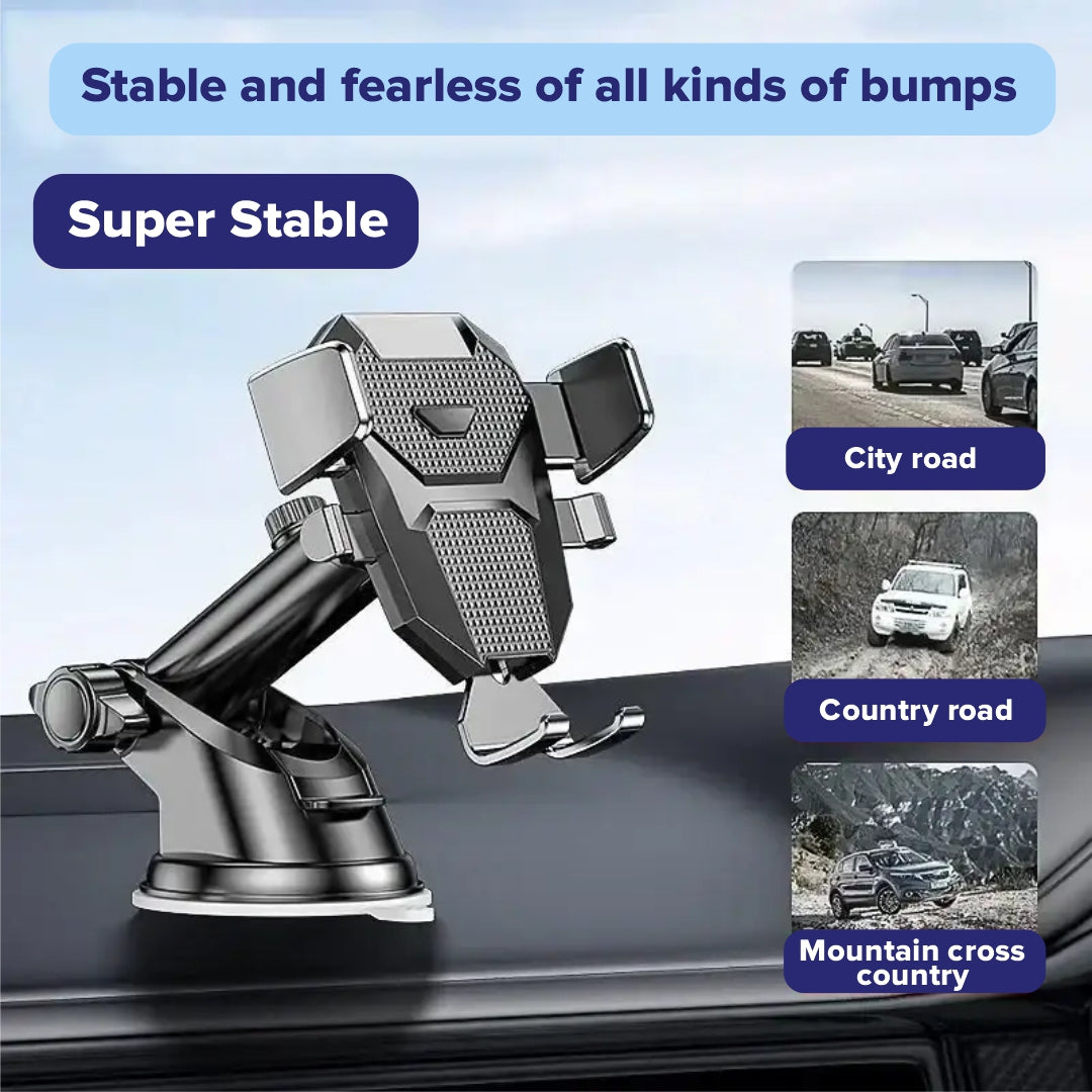 VIKEFON  Sucker Car Phone Holder 360° Windshield Car Dashboard Mobile Cell Support Bracket for Iphone Samsung Xiaomi