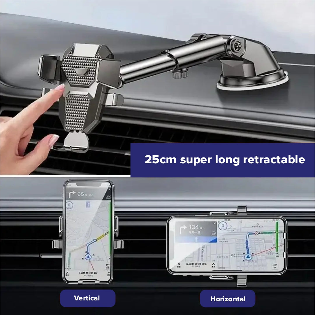 VIKEFON  Sucker Car Phone Holder 360° Windshield Car Dashboard Mobile Cell Support Bracket for Iphone Samsung Xiaomi