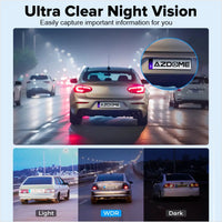Dash Cam M300S 4K+1080P Dual Dash Car Camera