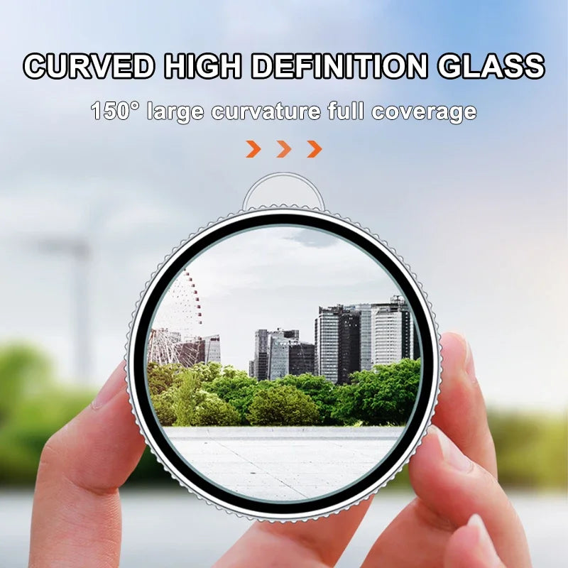 SEAMETAL Car Rearview Sucker Mirrors 360 Blind Spot Mirror Adjustable round Frame Wide-Angle Rearview Auxiliary Convex Mirror