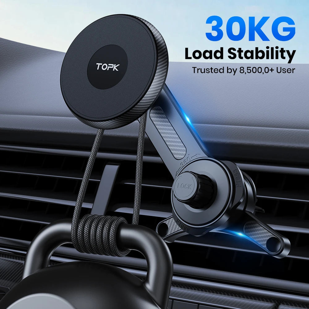 Kitrio™ MagSafe Magnetic Car Phone Holder – Air Vent Mount
