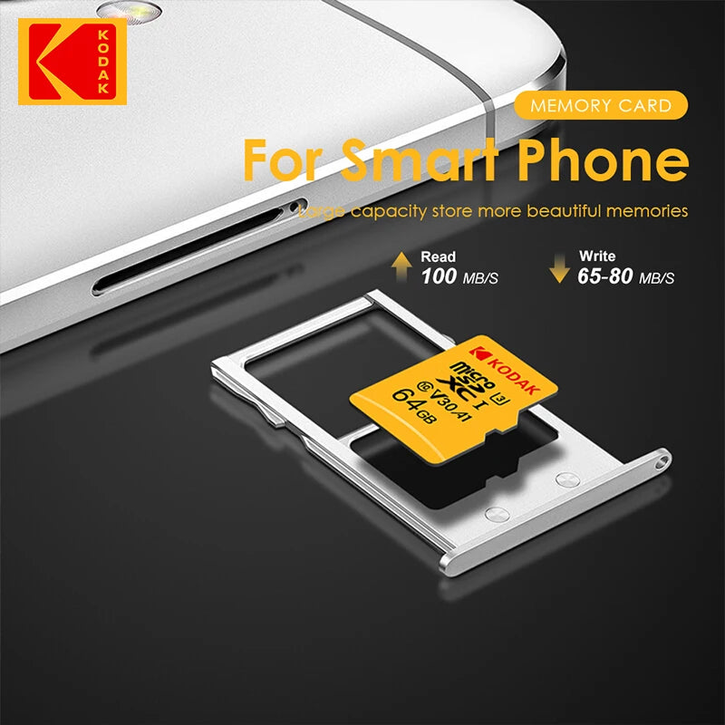 Original Micro SD Card – Class 10 U3 V30 (32GB–256GB) for Dash Cams & Driving Recorders
