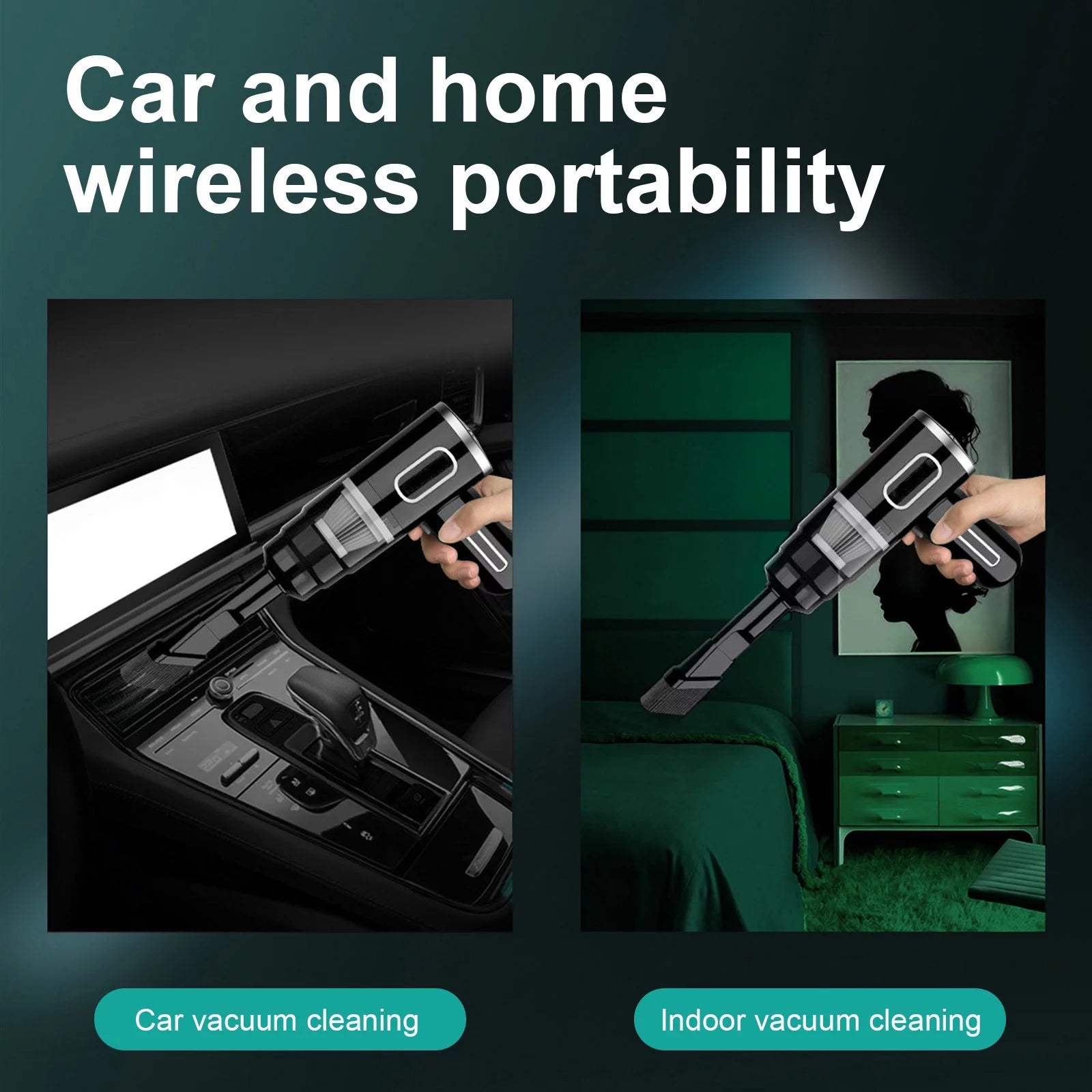 Car Vacuum Cleaner, Super Handheld Portable Car Car Vacuum Cleaner, Home Wireless Mini Blowers
