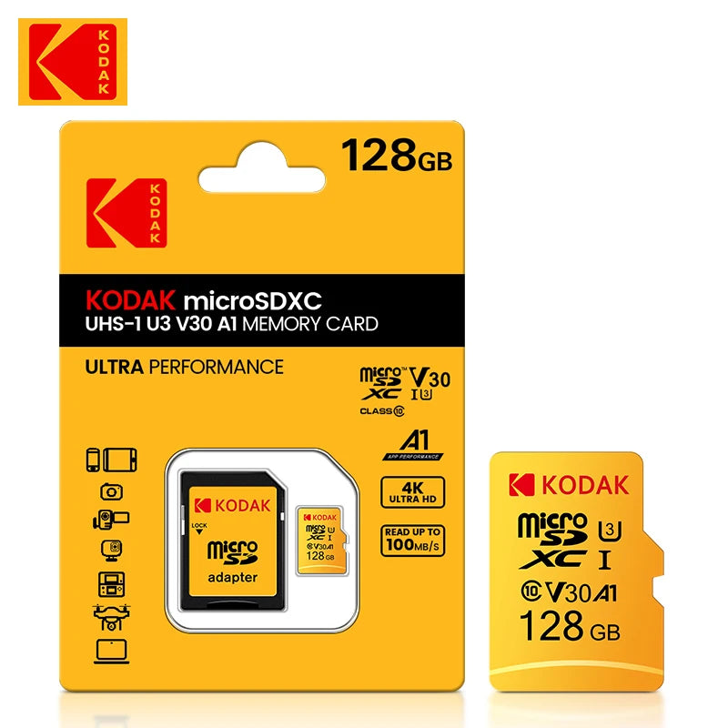 Original Micro SD Card – Class 10 U3 V30 (32GB–256GB) for Dash Cams & Driving Recorders
