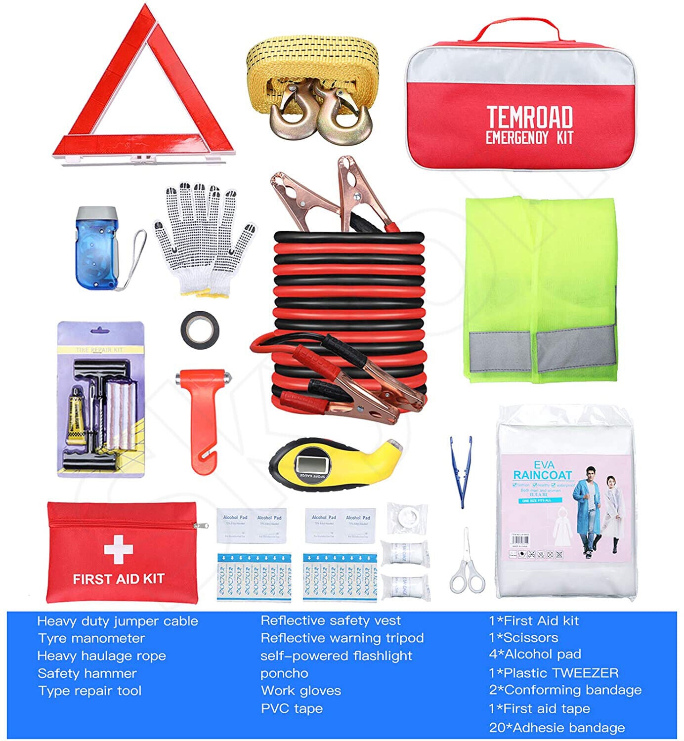 Kitrio™ Roadside Emergency Kit